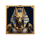 cyber egypt blue pharaoh symbol icon