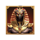 cyber egypt red pharaoh symbol icon