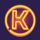 cyber race k symbol icon