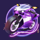 cyber race motorcycle symbol icon