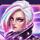 cyber race woman symbol icon