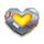 cyber vault heart symbol icon