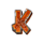 cybercats 2088 k symbol icon