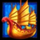 dancing drums boat symbol icon