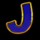 dancing drums j symbol icon