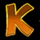 dancing drums k symbol icon