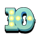 danny dollar 10 symbol icon