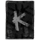 dark spiral k symbol icon