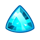 dazzle me powerpoints blue jewel symbol icon