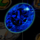 dazzling box blue symbol icon