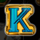 dazzling box k symbol icon