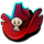 dead gun hat symbol icon