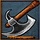 dead men walking axe symbol icon