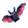 dead night bat symbol icon