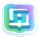 deadcode white icon symbol icon