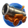 deep blue jackbomb cannon symbol icon