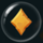 deep descent diamond symbol icon