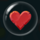 deep descent heart symbol icon