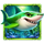 deep sea frenzy green shark symbol icon