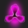 deep sea pink lifeform symbol icon