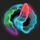 deep sea rainbow lifeform symbol icon