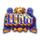 deluxe wilds blue wild symbol icon