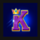 demon diamond purple k symbol icon