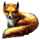 desert hawk fox symbol icon