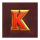 desert riches hold n link k symbol icon