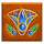 desert riches hold n link orange symbol icon
