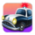 detective donut car symbol icon