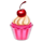 detective donut kickback cupcake symbol icon