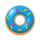 detective donut kickback donut blue symbol icon