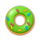 detective donut kickback donut green symbol icon