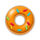 detective donut kickback donut orange symbol icon