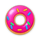 detective donut kickback donut pink symbol icon