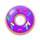 detective donut kickback donut purplesymbol icon