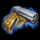 detective fortune gun symbol icon
