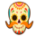 dia de muertos skull symbol icon