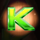 diamond blast zone k symbol icon