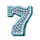 diamond bling 7 symbol icon