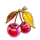 diamond bling cherry symbol icon