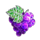 diamond bling grapes symbol icon