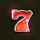diamond bounty 7s hold and win seven red symbol icon