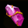 diamond cascade pink gem2 symbol icon
