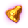 diamond chance bell symbol icon