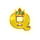 diamond chance q letter symbol icon