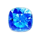 diamond charge extra blue gem symbol icon