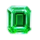 diamond charge extra green gem symbol icon
