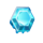 diamond dazzle blue symbol icon